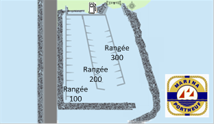 Marina de Portneuf - Plan des quais